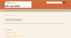 Desktop Screenshot of hivaids.omeka.net