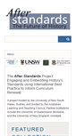 Mobile Screenshot of afterstandards.omeka.net